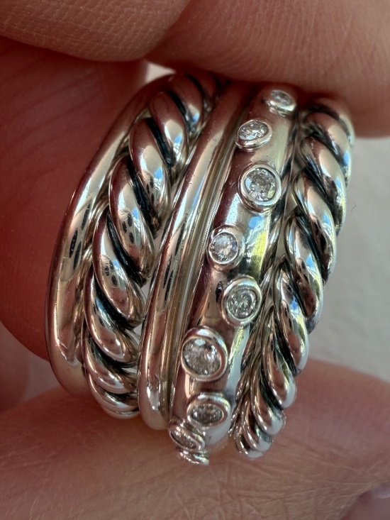 David Yurman Jewelry - David Yurman Five Row Pure Form Ring